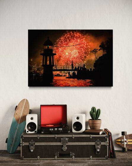 FIREWORKS, CREMORNE POINT, SYDNEY HARBOUR / ALEC SMART - Image 4