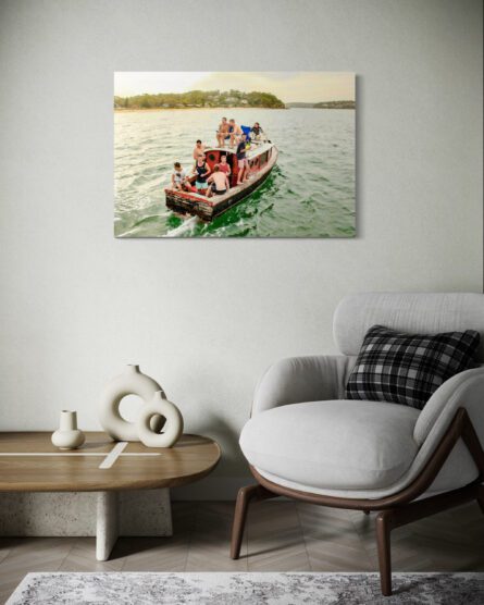 LADS ON BOAT, BUNDEENA, SYDNEY / ALEC SMART - Image 4