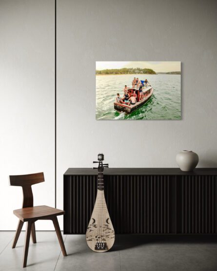 LADS ON BOAT, BUNDEENA, SYDNEY / ALEC SMART - Image 2